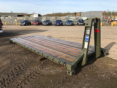 DROPS 20 Foot ISO Twist Lock: Flat Rack