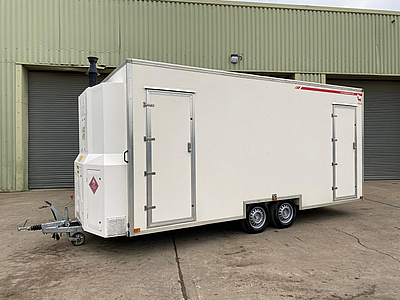SMH MLU 154 Contractor Mobile Larder Unit Twin Axle Trailer