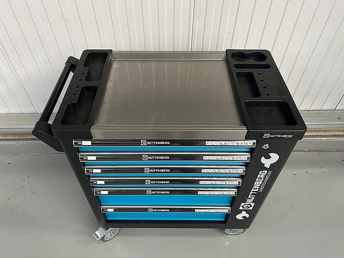 Huttenberg Roll cab 6 drawer Tool cabinet: Complete with tools - Gallery image 10