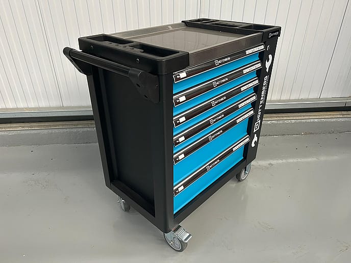 Huttenberg Roll cab 6 drawer Tool cabinet: Complete with tools - Gallery image 2