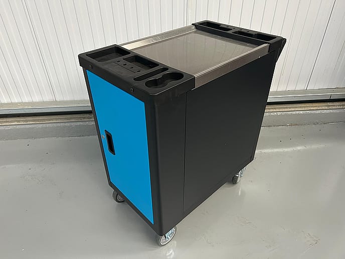 Huttenberg Roll cab 6 drawer Tool cabinet: Complete with tools - Gallery image 3