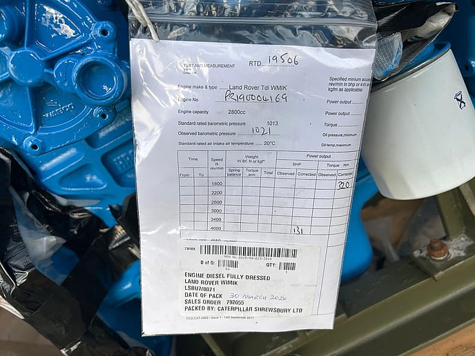 Land Rover 2800cc 300Tdi Turbo Diesel Engine - Gallery image 21