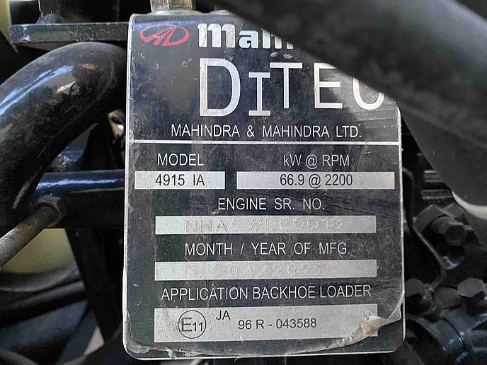 Mahindra: VX90 4X4 Earth Master Backhoe Loader - Gallery image 32