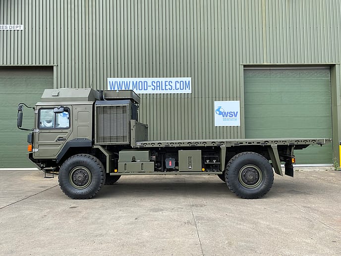 MAN HX60 : 4x4 Flatbed truck Unused Reserve Condition - Gallery image 3