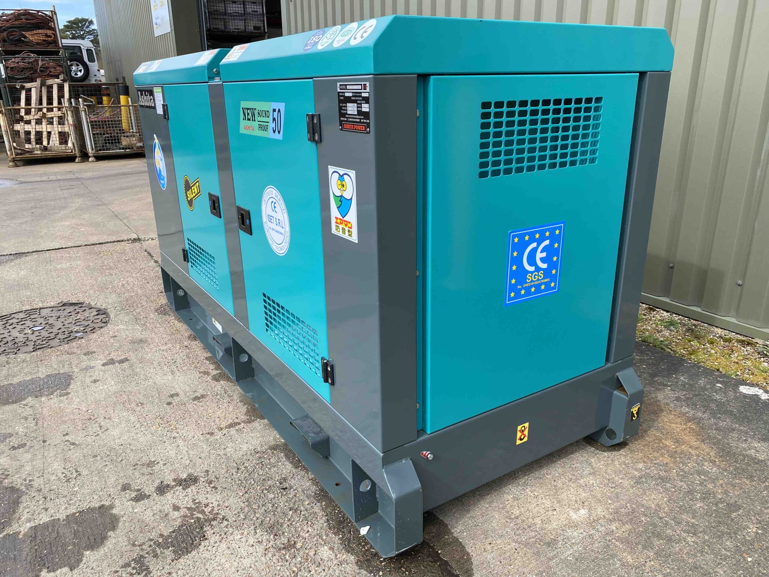 Ashita AG3-50e 50kva 3 Phase : Diesel Generator - Gallery image 3
