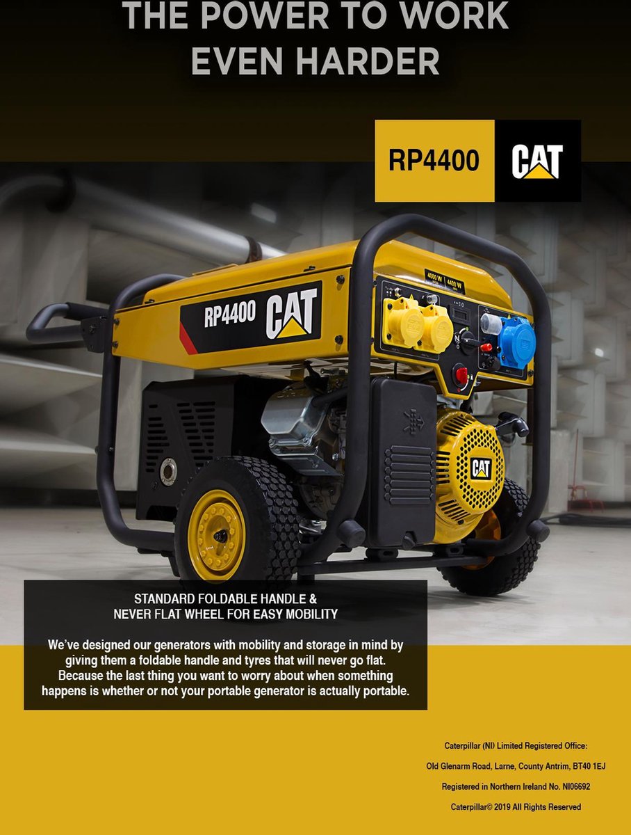 Caterpillar RP4400 4kVA Portable Generator - Gallery image 14